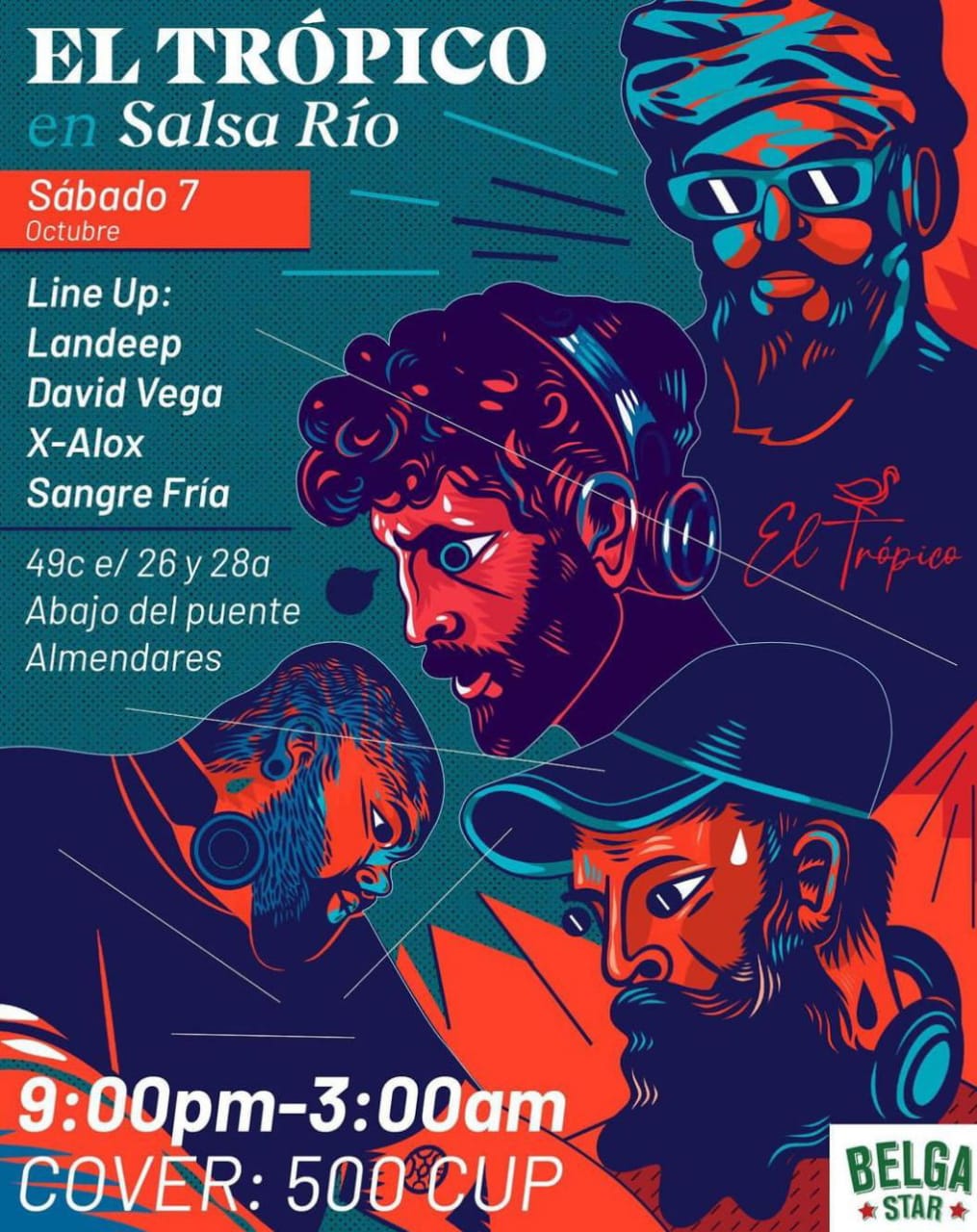 el trópico en salsa río