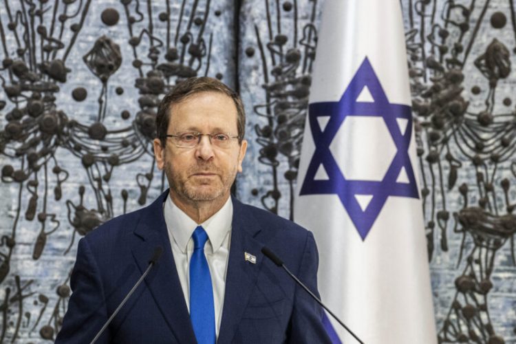 El presidente israelí Isaac Herzog. Foto: Ilia Yefimovich/DPA.