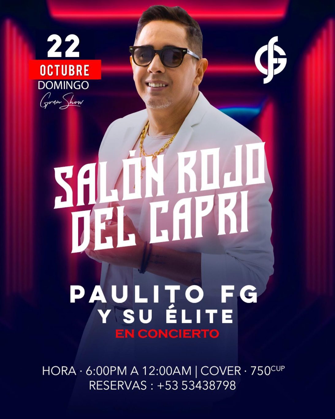 paulito fg en el salón rojo