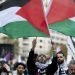 Manifestantes propalestinos en el DC. Foto: NPR.