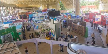 Vista del Pabellón Central de la Feria Internacional de La Habana FIHAV 2023. Foto: Otmaro Rodríguez.