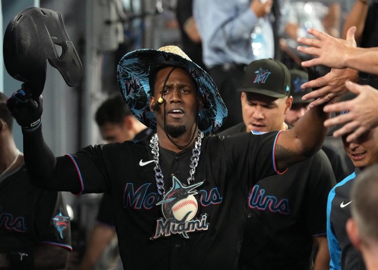 Jorge Soler es uno de los principales agentes libres cubanos de cara a la temporada 2024. Foto: Allison Dinner/EFE.