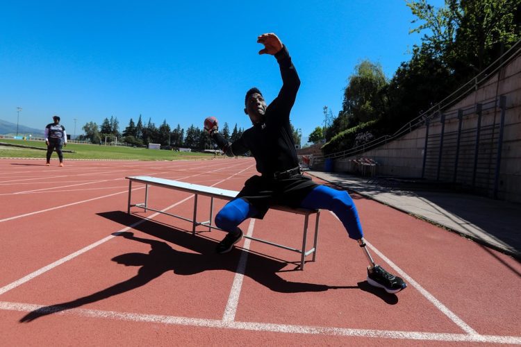 Sesión de entrenamiento previa al inicio de los VII Juegos Parapanamericanos Santiago 2023, en la pista de la Universidad Católica, el 8 de noviembre de 2023 en Santiago de Chile, Chile. Foto: Calixto N. Llanes/Periódico JIT.