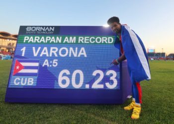 Guillermo Varona mejoró su récord continental y ganó el título en los Juegos Parapanamericnos de Santiago 2023. Foto: Calixto N. Llanes/JIT