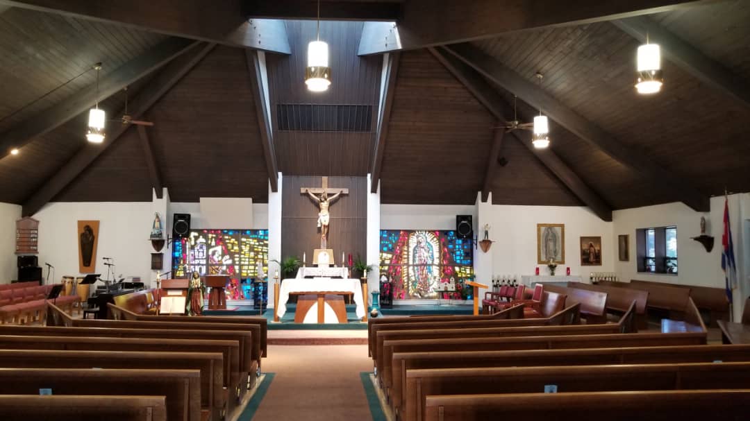 Interior de Nuestra Señora de Guadalupe. Foto: Pedro Guzmán.