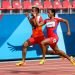 Omara Durand junto a su guía Yuniol Kindelán en los Juegos Parapanamericanos de Santiago 2023. Foto: Calixto N. Llanes / Jit.