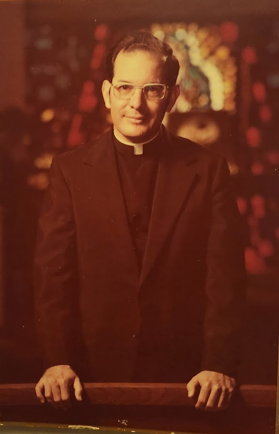 El padre Eduardo Lorenzo en EE. UU. Foto: Cortesía de Alberto Vásquez.