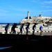 Más de 300 patinadores participaron en la tercera edición del Havana Skate Marathon que se disputó en el emblemático Malecón de La Habana. Foto: Ricardo López Hevia.