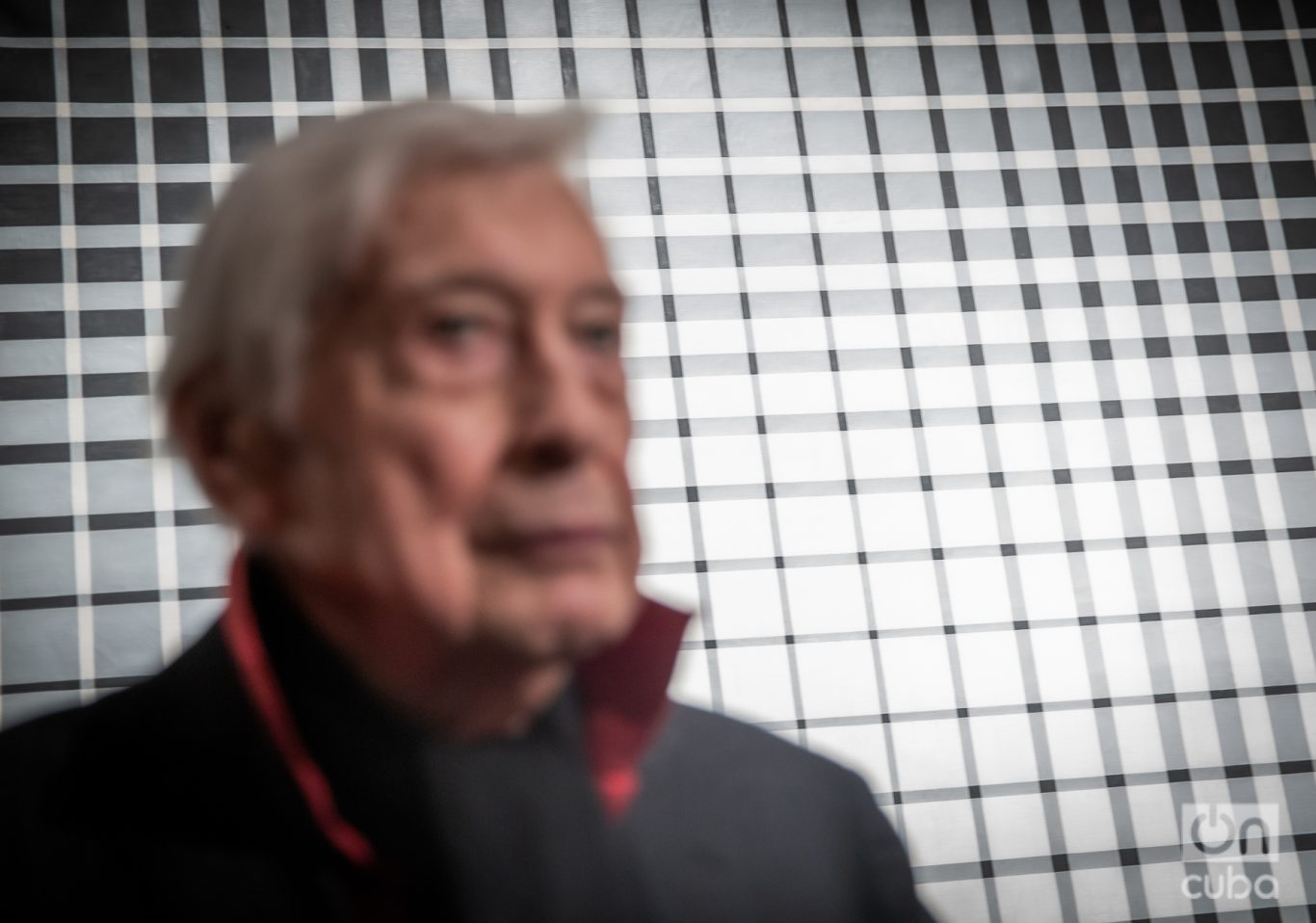 Julio Le Parc en su exposición del Museo Nacional de Bellas Artes en Buenos Aires, 2019. Foto: Kaloian.
