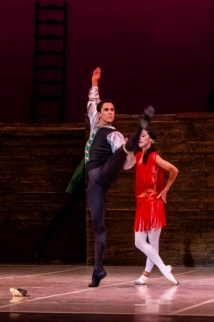 With Anette Delgado in Carmen. Photo: Gonzalo Vidal.