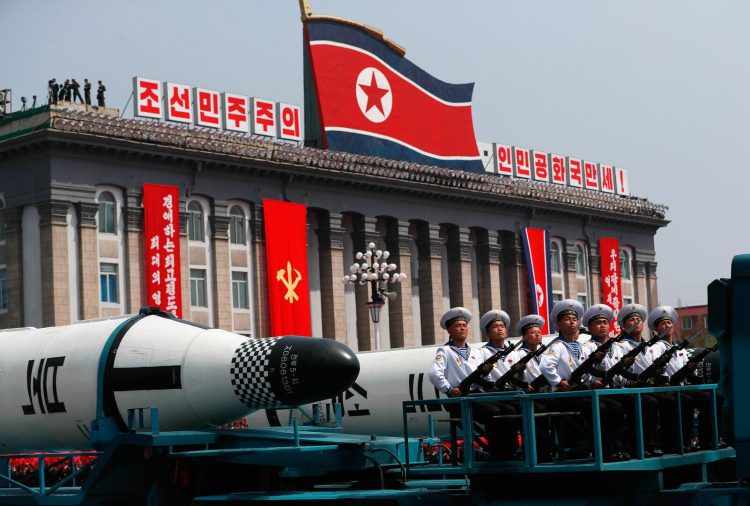 Desfile militar norcoreano. Foto: EFE (Archivo).