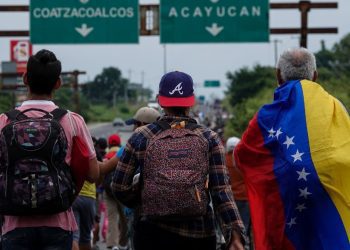 Emigrantes venezolanos. Foto: Agenda Estado de Derecho.