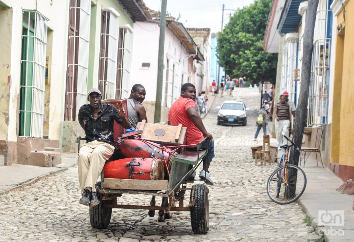 Músicos en Trinidad. Foto: Kaloian.
