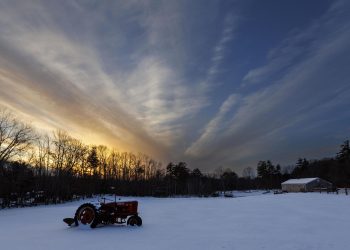 Una granja en New Hampshire. Foto: EFE.