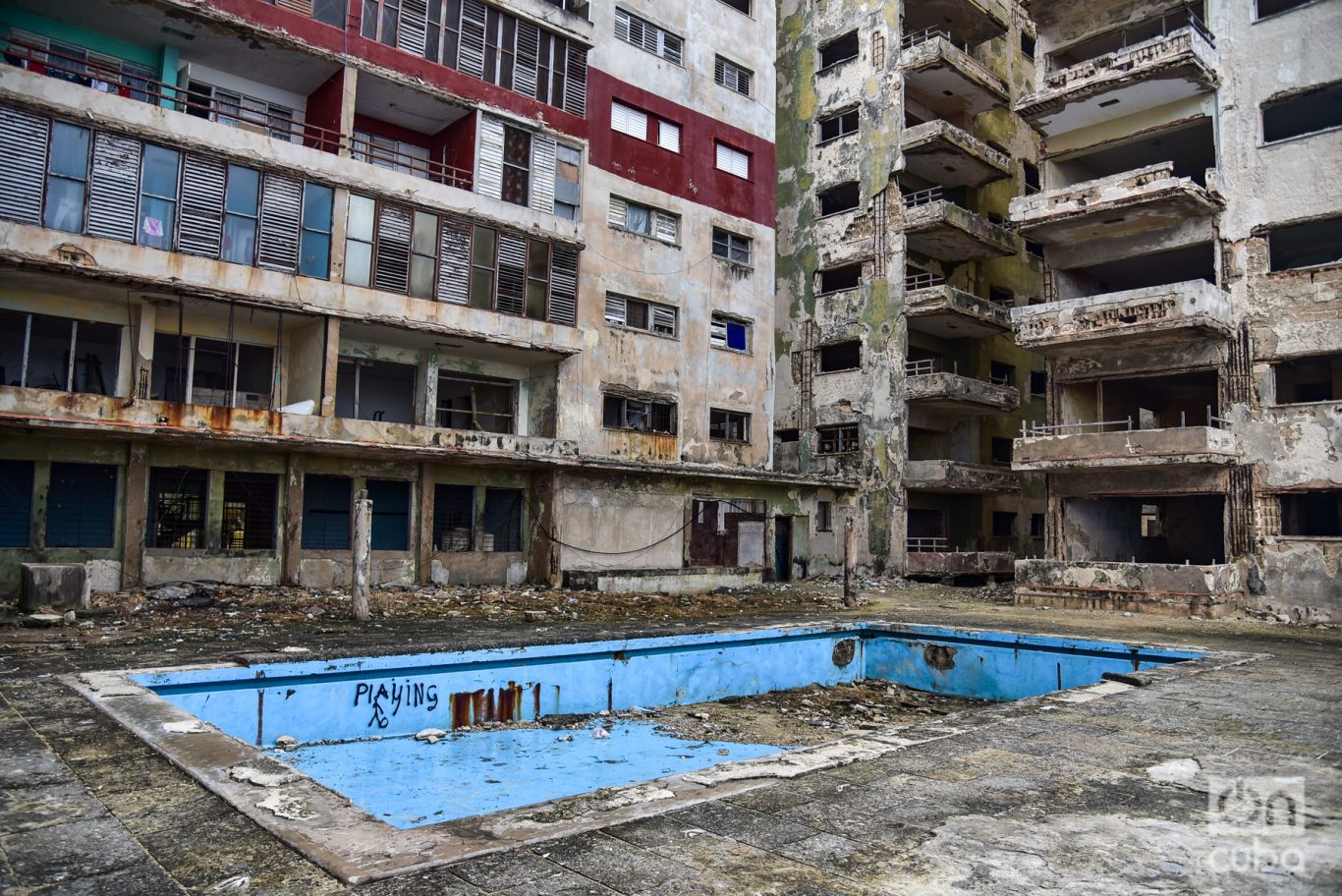 Una de las piscinas del Riomar. Foto: Kaloian.