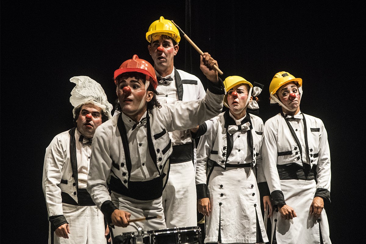 Clowncierto, el más reciente espectáculo de Teatro Tuyo, durante el Festival de Teatro de La Habana. Noviembre de 2023. Foto: Yuris Nórido.