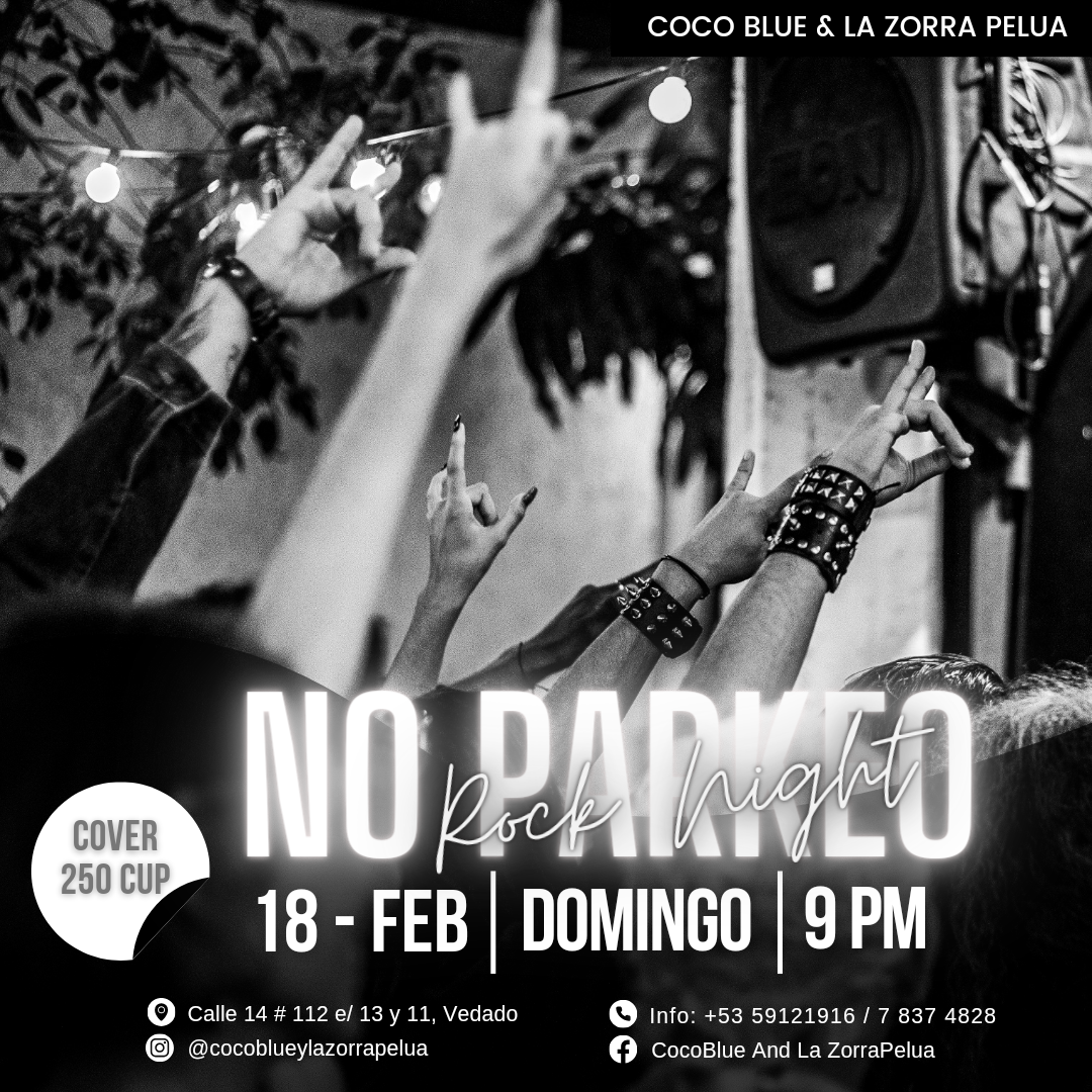 18 Feb, No Parkeo, Coco Blue