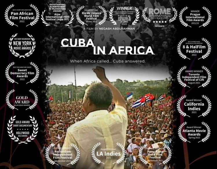 Cuba in Africa . Poster del film. Foto: ModernDiplomacy