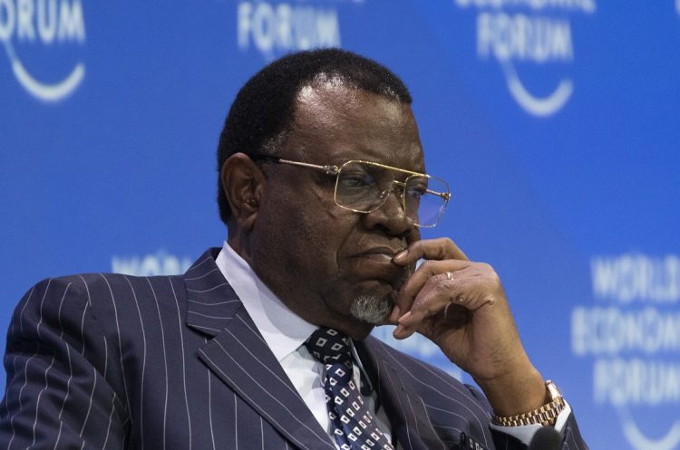 Hage Geingob, en septiembre de 2019 Foto: NIC BOTHMA/EFE/EPA.