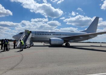 Foto de archivo de vuelo con migrantes cubanos desde Estados Unidos. Foto: @minint_cuba / Archivo.