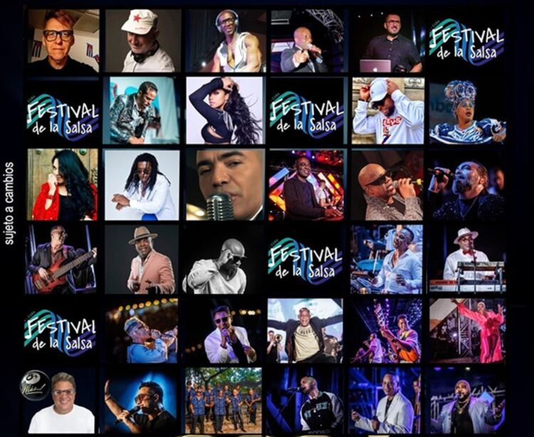 Póster del Festival de la Salsa. Foto: Facebook/Festival de la Salsa en Cuba.