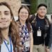 Equipo ganador del Gran Premio en el Hackathon de la 6ta Reunión Internacional de Inteligencia Artificial y sus Aplicaciones. De izquierda a derecha Boris Luis Ramos, la colombiana Lina Montoya  y los ecuatorianos Ángel Yagual y Carlos Lincango. Fotos cortesía del entrevistado.