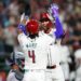 Lourdes Gurriel Jr. fue una de las grandes estrellas ofensivas del Opening Day. Foto: Joe Camporeale-USA TODAY Sports.