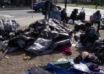 Personas sin casa en Florida. Foto: News 4.