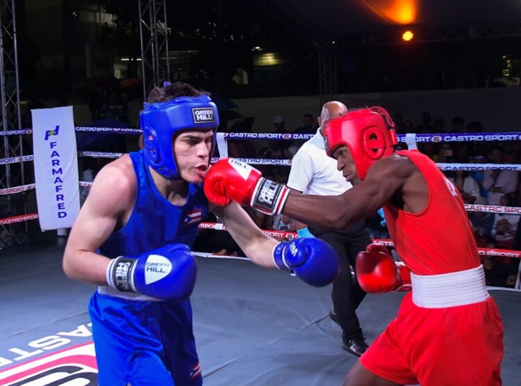 Rogelandy Delís y Julián Ortiz, de Puerto Rico durante el torneo. Foto: El Nuevo Diario.