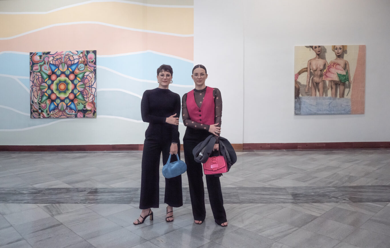 Greta and Gabriela Reyna in the two-person exhibition “Évame.” Cultural Center of Spain, Havana, 2024. Photo: Courtesy of the interviewee.