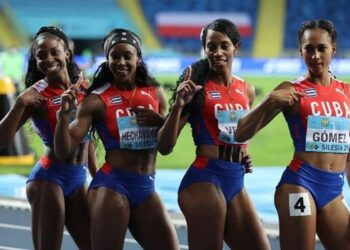 Los exponentes del atletismo serían los principales candidatos a aportar la mayor cantidad de plazas a la delegación cubana. Foto: World Athletics, vía: Jit.