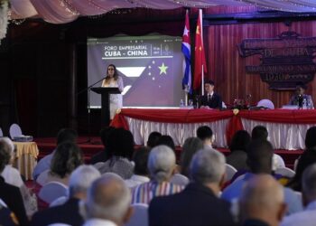 Foro Empresarial Cuba-China en el Hotel Nacional de Cuba. Foto: Prensa Latina.