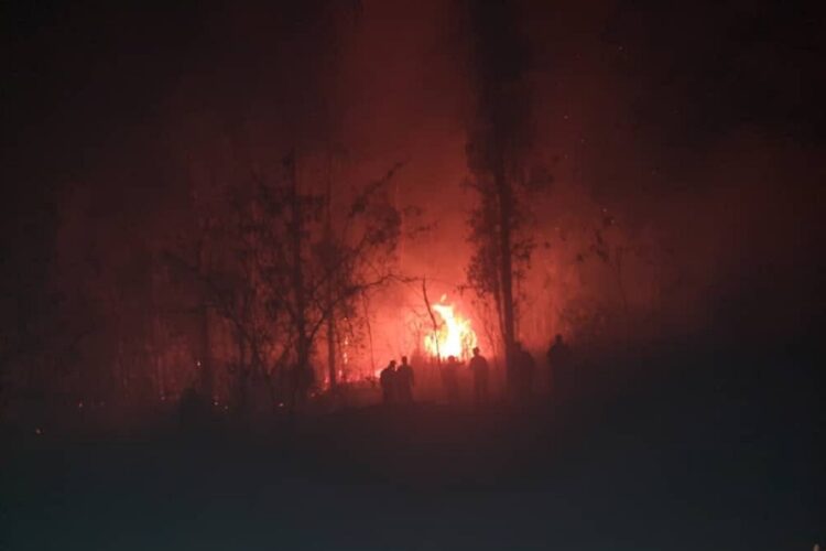 En menos de una semana se han producido tres incendios de consideración en distintas regiones de Cuba. Foto: Gobierno Provincial de Villa Clara.