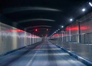 Vista del túnel de la bahía de La Habana, ya reparado. Foto: Naturaleza Secreta / Perfil de Facebook de Eduardo Rodríguez Dávila.