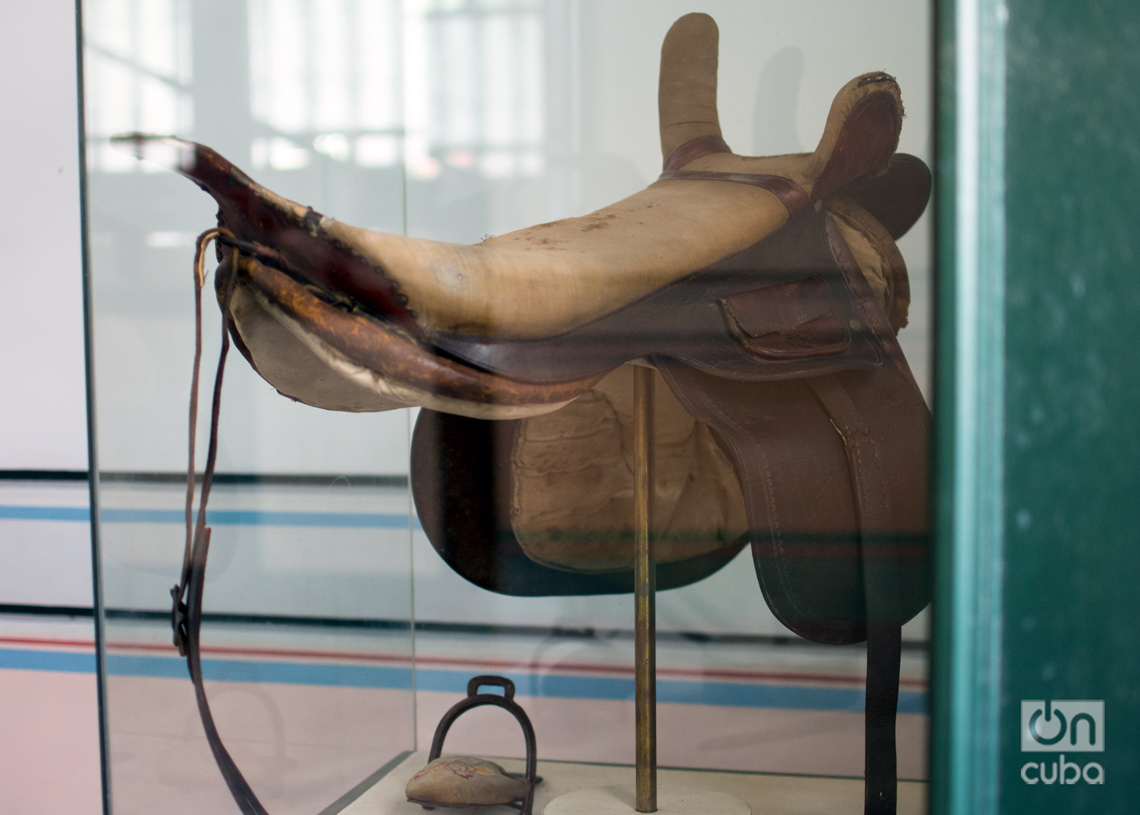 Montura de caballo para mujer, en el Palacio de los Capitanes Generales de La Habana. Foto: Otmaro Rodríguez.