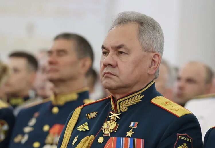 El general Sergei Shoigu, recién destituido como ministro de Defensa de Rusia. Foto: Yegor Aliev / Sputnik / Kremlin Pool.