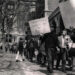 Protestas estudiantiles en la Universidad de Columbia, Nueva York (1968). Foto: Archivo.