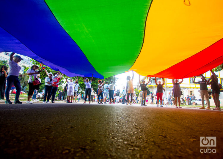 Marcha del orgullo en La Habana, Cuba. Foto: Otmaro Rodríguez.