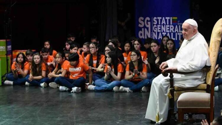 Papa Francisco con foro sobre población en Roma. Foto. Prensa Latina