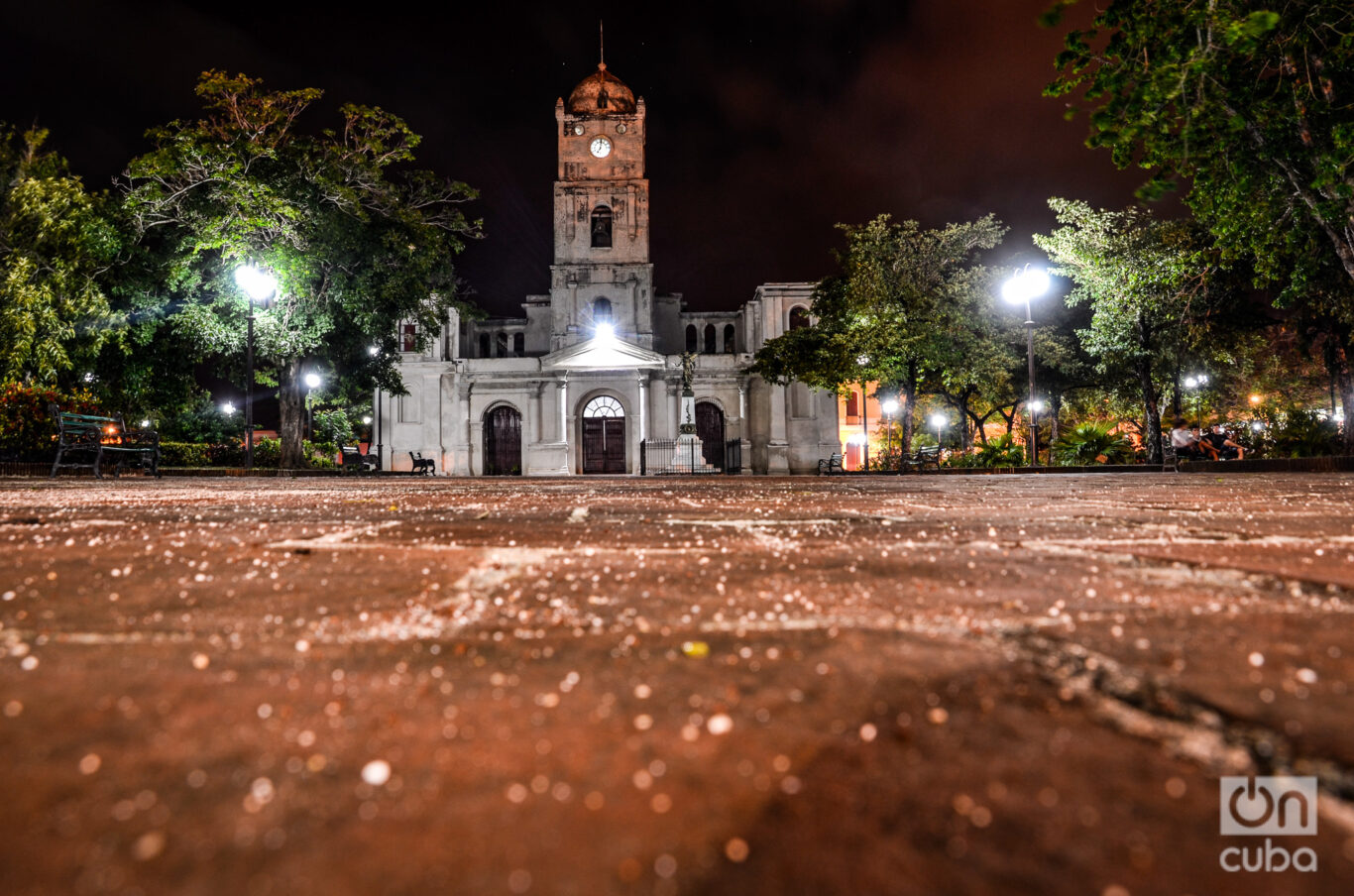 A peaceful night in San José Park. Photo: Kaloian.