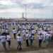 Récord mundial de bailadores de casino, en La Piragua, La Habana, 5 de mayo de 2024. Foto: Otmaro Rodríguez.