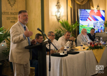 V Conferencia Agrícola EEUU-Cuba, mayo de 2023. Foto: Otmaro Rodríguez.