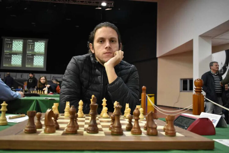 Carlos Daniel Albornoz que el único que no venció durante el debut cubano en la Olimpiada de Ajedrez 2024. Foto: X @OpenChessLa Roda