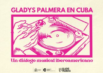 Cartel de la visita de la Fundación Gladys Palmera en Cuba. Ilustración: Fundación Gladys Palmera.