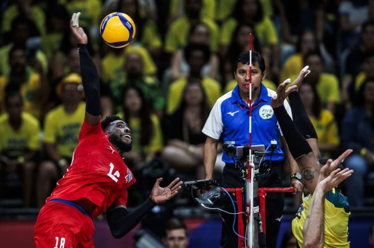 Miguel Ángel López, uno de los destacados del partido. Foto: www.fivb.com