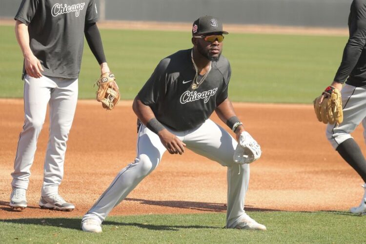 El cubano Bryan Ramos, de los Chicago White Sox. Foto: John Antonoff / Chicago Sun-Times.