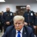 Donald Trump en el Tribunal Supremo de Nueva York, hoy, 30 de mayo de 2024. Foto: EFE/EPA/Justin Lane.