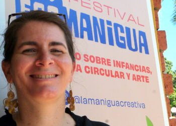 Silvia Padrón, directora del Festival EcoManigua. Foto: Ángel Marqués Dolz.