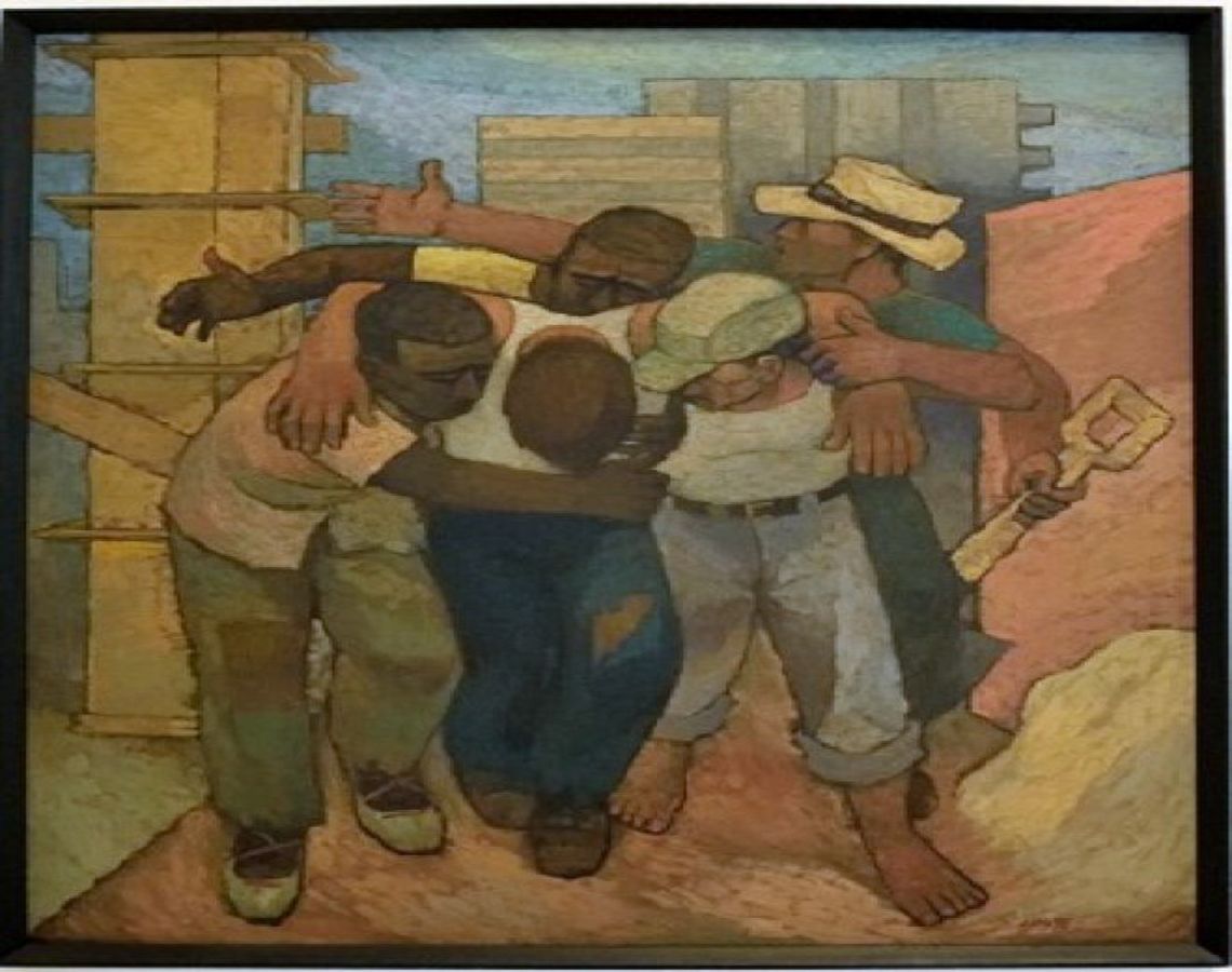 Obra del pintor cubano Adigio Benítez, perteneciente a la colección del Museo Nacional de Bellas Artes. Foto: Museo Nacional de Bellas Artes / Archivo.