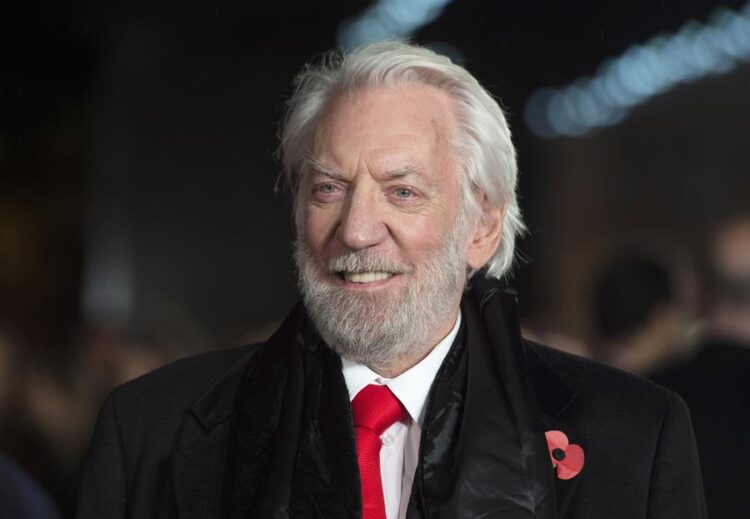 Donald Sutherland. Foto: EFE.